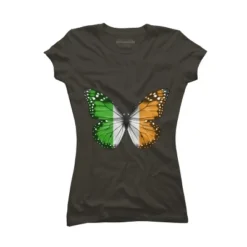 Junior's Design By Humans Butterfly Flag Of Ireland By GiftsIdeas T-Shirt 8 Junior's Design By Humans Butterfly Flag Of Ireland By GiftsIdeas T-Shirt -Design By Humans GUEST 4bc2a254 5433 4c9a 9c65 52b087ca3891