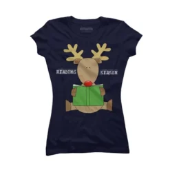 Junior's Design By Humans Christmas Reading Reindeer Shirt By Galvanized T-Shirt 7 Junior's Design By Humans Christmas Reading Reindeer Shirt By Galvanized T-Shirt -Design By Humans GUEST 4d6cf6ca 605f 4c24 8459 e1be1824d99c