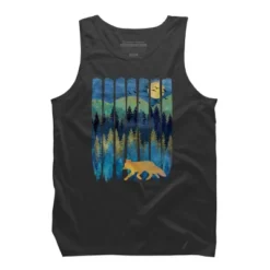 Men's Design By Humans Fox Forest Night By Maryedenoa Tank Top 14 Men's Design By Humans Fox Forest Night By Maryedenoa Tank Top -Design By Humans GUEST 4d827723 2ba4 46bb 9baf 2aa0073abf48