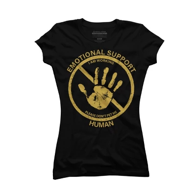 Junior's Design By Humans Service Animal By TenkenNoKaiten T-Shirt 3 Junior's Design By Humans Service Animal By TenkenNoKaiten T-Shirt - Image 3