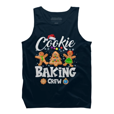 Men's Design By Humans Cookie Baking Crew Christmas By NekoShop Tank Top 5 Men's Design By Humans Cookie Baking Crew Christmas By NekoShop Tank Top - Image 5