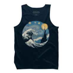 Men's Design By Humans The Great Starry Wave By Vincenttrinidad Tank Top 9 Men's Design By Humans The Great Starry Wave By Vincenttrinidad Tank Top -Design By Humans GUEST 5316f4fb a3e1 4d2a b211 899a041af775