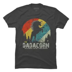 Men's Design By Humans Dadacorn Like A Normal Dad, More Awesome By Shirtpublic T-Shirt -Design By Humans GUEST 54408fde 6e4b 4292 9fa0 30f17dc6195a
