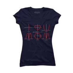 Junior's Design By Humans I Love You Mom Math Equations By WatercolorFun T-Shirt 8 Junior's Design By Humans I Love You Mom Math Equations By WatercolorFun T-Shirt -Design By Humans GUEST 546ef0f3 9c4d 4b85 8f58 2be4449bd66a