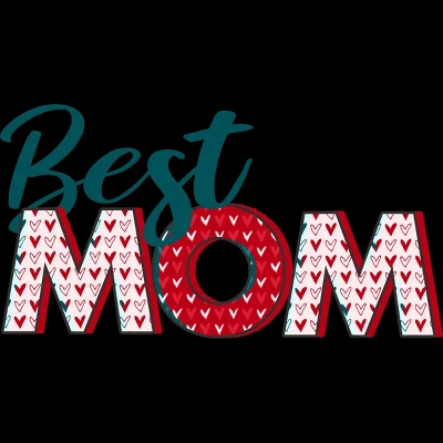 Men's Design By Humans Best Mom Heart Pattern By Semir Tank Top 1 Men's Design By Humans Best Mom Heart Pattern By Semir Tank Top