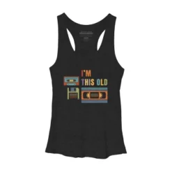 Women's Design By Humans I'm This Old - Old Data Storage Media By DsgnCraft Racerback Tank Top -Design By Humans GUEST 553512ac 0de3 4873 8d62 7fc52ec352d4