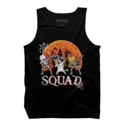 Men's Design By Humans Halloween Squad Skeleton Unicorn Dabbing By Dodorindesign Tank Top -Design By Humans GUEST 55e55f84 073e 4dcf a436 ca6645b8a77c