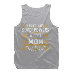 Men's Design By Humans I Don't Have Superpowers But I'm A Mom By Ryona Tank Top -Design By Humans GUEST 56758aa4 74e6 428e 995f 69a21a87f9a3