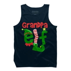 Men's Design By Humans Grandpa Elf Christmas By Personalized Tank Top -Design By Humans GUEST 57486df3 a33a 48c2 97a0 ba61f8f60553