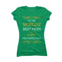 Junior's Design By Humans Happy Mother's Day World's Best Mom By Tmsarts T-Shirt 11 Junior's Design By Humans Happy Mother's Day World's Best Mom By Tmsarts T-Shirt -Design By Humans GUEST 57572e93 a5d8 4c64 b05d 31fe38f18233