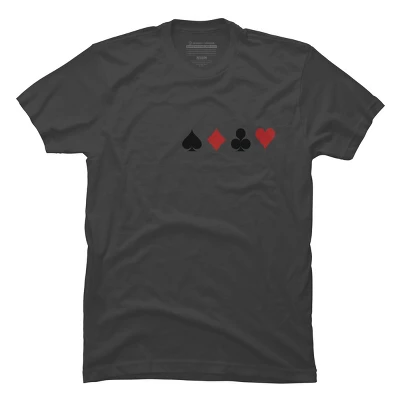 Men's Design By Humans Poker Tshirt By Inaramag T-Shirt 2 Men's Design By Humans Poker Tshirt By Inaramag T-Shirt - Image 2
