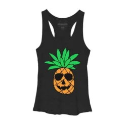 Women's Design By Humans HALLOWEEN PINEAPPLE PUMPKIN THEMED By Ujangkasep Racerback Tank Top -Design By Humans GUEST 57f488ea ce6a 4034 9fa5 60b6096bc4fb