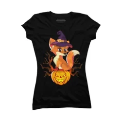 Junior's Design By Humans Cute Witch Fox With Jack O Lantern Halloween Shirt By Thebeardstudio T-Shirt 9 Junior's Design By Humans Cute Witch Fox With Jack O Lantern Halloween Shirt By Thebeardstudio T-Shirt -Design By Humans GUEST 5891055f e022 4a66 ad4e f75776d7018f
