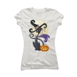 Junior's Design By Humans Bewitching Black Halloween Kitty Cat By LittleBunnySunshine T-Shirt 13 Junior's Design By Humans Bewitching Black Halloween Kitty Cat By LittleBunnySunshine T-Shirt -Design By Humans GUEST 58e23456 2f1f 4732 9165 65856b6a53c8
