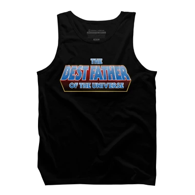 Men's Design By Humans The Best Father Of The Universe By Melonseta Tank Top 2 Men's Design By Humans The Best Father Of The Universe By Melonseta Tank Top - Image 2