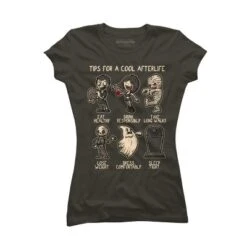 Junior's Design By Humans Cool Afterlife By LetterQ T-Shirt -Design By Humans GUEST 5a392227 5140 4c39 a344 5760ac3514be