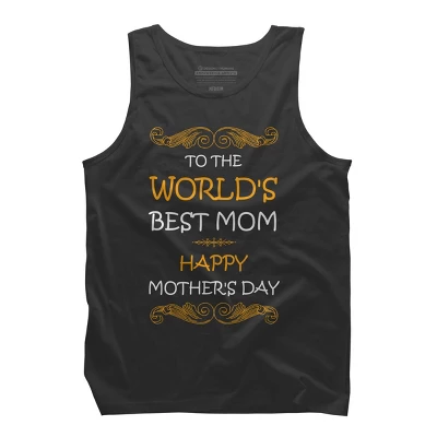 Men's Design By Humans Happy Mother's Day World's Best Mom By Tmsarts Tank Top 3 Men's Design By Humans Happy Mother's Day World's Best Mom By Tmsarts Tank Top - Image 3