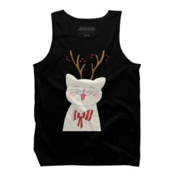 Men's Design By Humans Christmas Cat By Rasheb Tank Top 9 Men's Design By Humans Christmas Cat By Rasheb Tank Top -Design By Humans GUEST 5ac1b80b 6b61 4694 834b 2de705a2a93c
