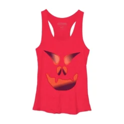 Women's Design By Humans Halloween Monster By LamaStar Racerback Tank Top -Design By Humans GUEST 5b034905 75c1 40a3 814a 99386e0281e7
