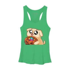 Women's Design By Humans Halloween Candy Pup By Puppers Racerback Tank Top -Design By Humans GUEST 5b2f0e24 873b 4ca3 b6d2 694012f9216c
