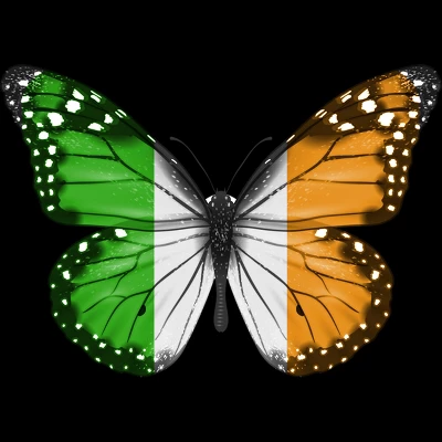 Women's Design By Humans Butterfly Flag Of Ireland By GiftsIdeas Racerback Tank Top 1 Women's Design By Humans Butterfly Flag Of Ireland By GiftsIdeas Racerback Tank Top