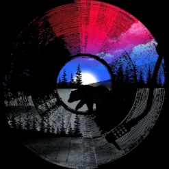 Men's Design By Humans Sound Of Wilderness By Clingcling Tank Top