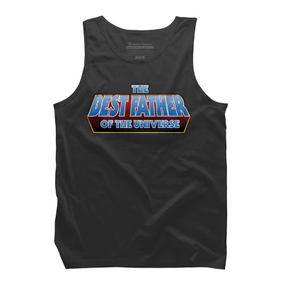 Men's Design By Humans The Best Father Of The Universe By Melonseta Tank Top 3 Men's Design By Humans The Best Father Of The Universe By Melonseta Tank Top - Image 3