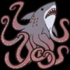 Junior's Design By Humans Sharktopus By Owlapin T-Shirt