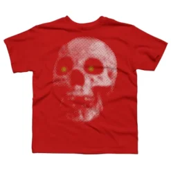 Boy's Design By Humans Giant Halloween Skull By Robotface T-Shirt -Design By Humans GUEST 5e59d135 0777 4d9e bb28 5ed4dabb764d
