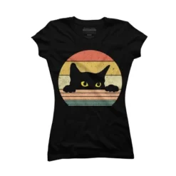 Junior's Design By Humans Cat Tee Retro Style By MeowShop T-Shirt 12 Junior's Design By Humans Cat Tee Retro Style By MeowShop T-Shirt -Design By Humans GUEST 5e693cbc 9e54 434b 858e 8f99f8d36b0a