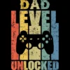 Men's Design By Humans Retro Gaming Dad Level Unlocked By MiuMiuShop Tank Top