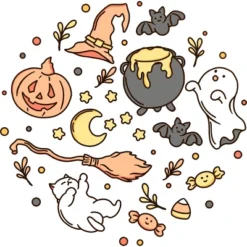 Boy's Design By Humans Halloween By Kimprut T-Shirt