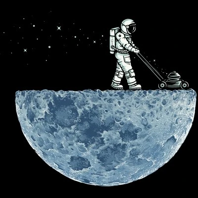 Women's Design By Humans Mown By Buko Racerback Tank Top 1 Women's Design By Humans Mown By Buko Racerback Tank Top