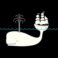 Men's Design By Humans Moby By Kellabell9 Tank Top