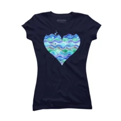 Junior's Design By Humans A Sea Of Love (white) By Timone T-Shirt 13 Junior's Design By Humans A Sea Of Love (white) By Timone T-Shirt -Design By Humans GUEST 63f67d85 adc6 4c41 84c7 2ae559e0632b