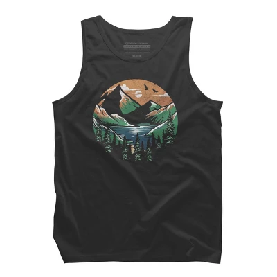 Men's Design By Humans Happiness Place By Orangedan Tank Top 5 Men's Design By Humans Happiness Place By Orangedan Tank Top - Image 5