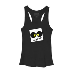 Women's Design By Humans Square Skull By LonaMisa Racerback Tank Top -Design By Humans GUEST 6610616b 62fd 4ebe b9eb 6d798725ad96