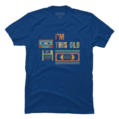 Men's Design By Humans I'm This Old - Old Data Storage Media By DsgnCraft T-Shirt 7 Men's Design By Humans I'm This Old - Old Data Storage Media By DsgnCraft T-Shirt - Image 7