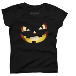 Girl's Design By Humans Halloween Pumpkin Evil Smiley Face By Artdim T-Shirt 5 Girl's Design By Humans Halloween Pumpkin Evil Smiley Face By Artdim T-Shirt -Design By Humans GUEST 6739edd7 83fb 4c95 a269 8320994b7b81