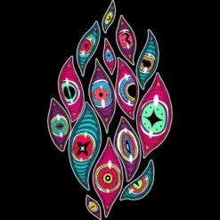 Junior's Design By Humans EYES By Chofy87 T-Shirt