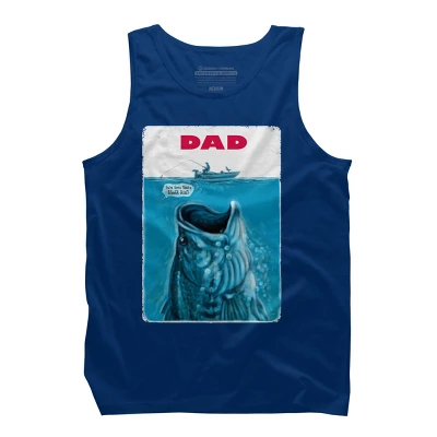 Men's Design By Humans Dad Needs A Bigger Bass Fishing Boat By MudgeStudios Tank Top 3 Men's Design By Humans Dad Needs A Bigger Bass Fishing Boat By MudgeStudios Tank Top - Image 3