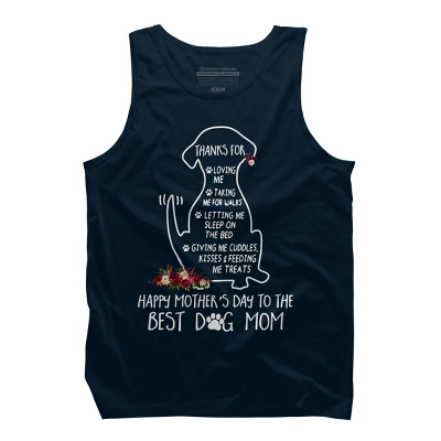 Men's Design By Humans Happy Mothers Day Best Dog Mom Thanks By MiuMiuShop Tank Top 4 Men's Design By Humans Happy Mothers Day Best Dog Mom Thanks By MiuMiuShop Tank Top - Image 4