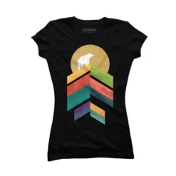 Junior's Design By Humans High Peak By Radiomode T-Shirt -Design By Humans GUEST 69a6e0a1 0c83 4461 9abc 3a74758ce997