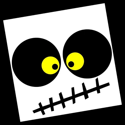 Girl's Design By Humans Square Skull By LonaMisa T-Shirt 1 Girl's Design By Humans Square Skull By LonaMisa T-Shirt