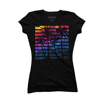 Junior's Design By Humans City Summer By Clingcling T-Shirt 3 Junior's Design By Humans City Summer By Clingcling T-Shirt - Image 3