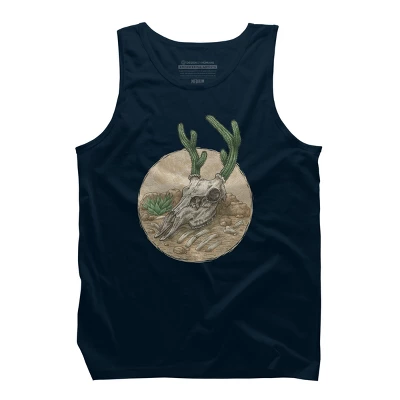Men's Design By Humans Deer Cactus 2 By Kelelowor Tank Top 6 Men's Design By Humans Deer Cactus 2 By Kelelowor Tank Top - Image 6