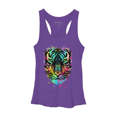 Women's Design By Humans Hunting For Colors By Clingcling Racerback Tank Top 5 Women's Design By Humans Hunting For Colors By Clingcling Racerback Tank Top - Image 5