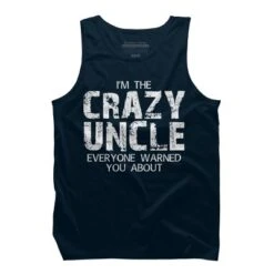 Men's Design By Humans The Crazy Uncle Everyone Warned You By ZeusSE Tank Top -Design By Humans GUEST 6cdc5946 a039 4eff a581 f3bb248075fe