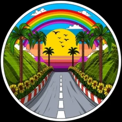 Men's Design By Humans Summer Road Trip By Underheaven Tank Top