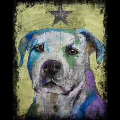 Junior's Design By Humans PIT BULL TERRIER By Creese T-Shirt